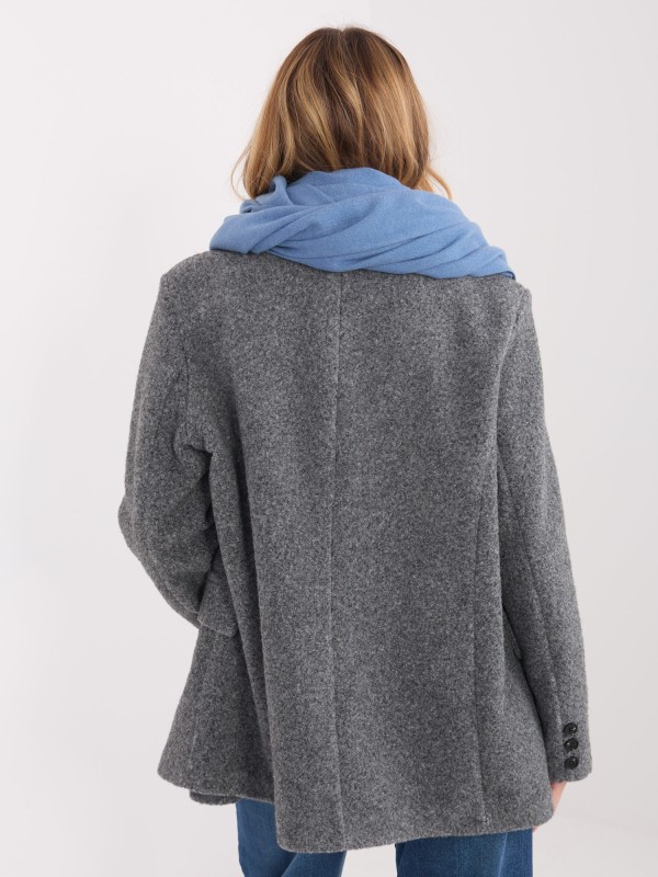 Šalikas - AT-SZ-23185.73P-pilkai mėlynas