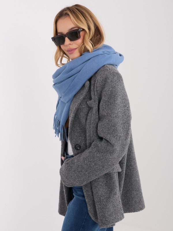 Šalikas - AT-SZ-23185.73P-pilkai mėlynas