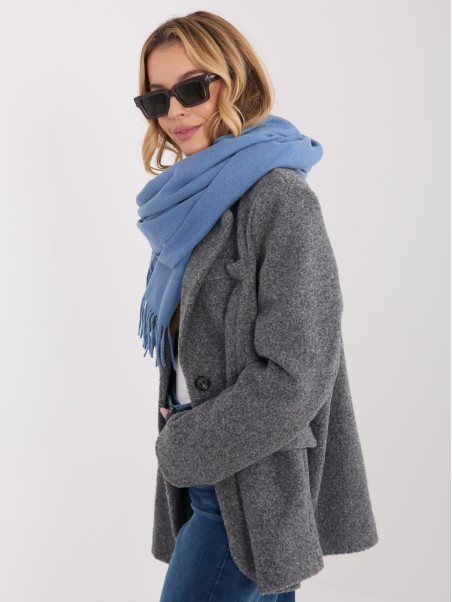 Šalikas - AT-SZ-23185.73P-pilkai mėlynas