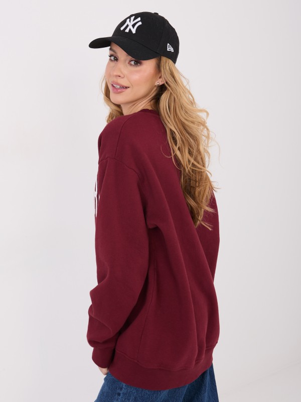 Megztinis-WT-BL-A1062.29-bordo spalvos 2