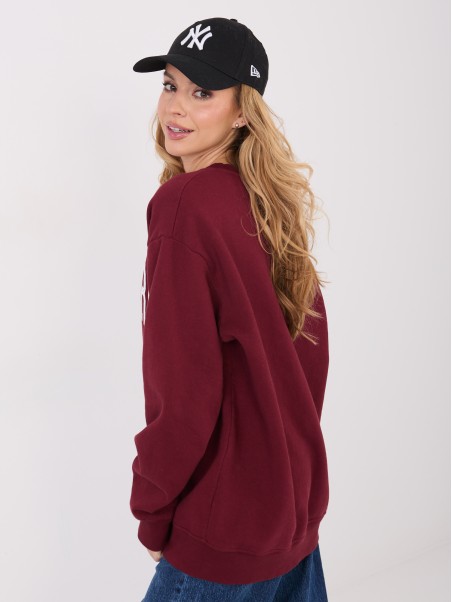 Megztinis-WT-BL-A1062.29-bordo spalvos