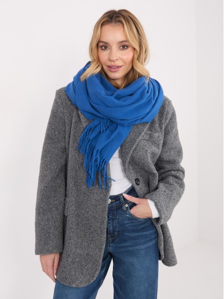 Šalikas - AT-SZ-23185.90P - tamsiai mėlynas