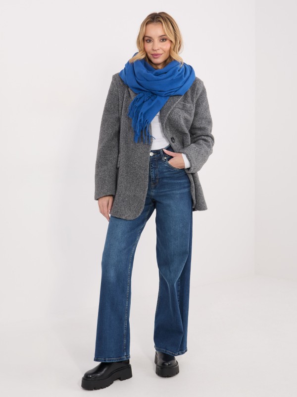 Šalikas - AT-SZ-23185.90P - tamsiai mėlynas