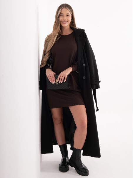 Suknelė-RV-SK-A1064.95-tamsiai ruda