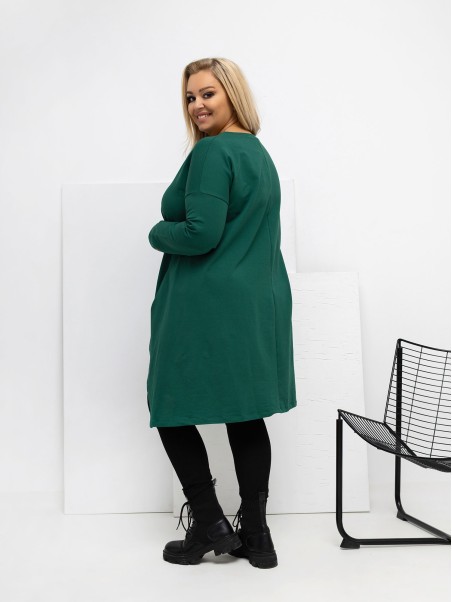 Tunika-RV-TU-5042.09X-tamsiai žalia