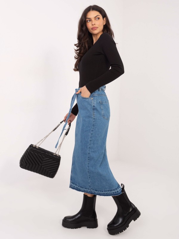 Sijonas-D80030BI50248L211-mėlynas