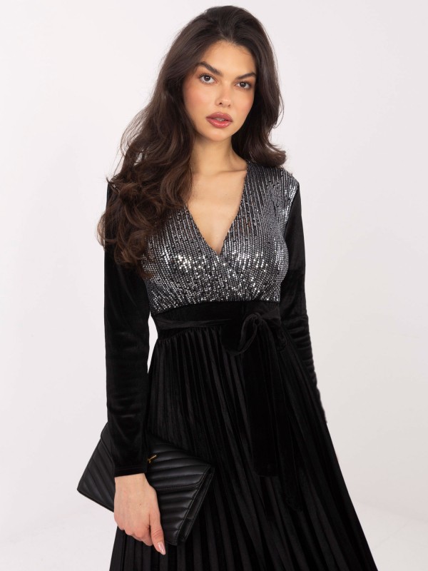 Suknelė-IT-SK-16919.04P-juoda-sidabrinė