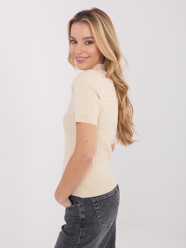 Megztinis-PM-SW-CV6679.32-šviesiai smėlio spalvos