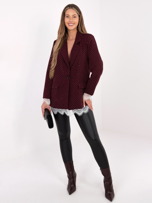 Striukė-IT-MA-FL9916-2.12P-bordo spalvos