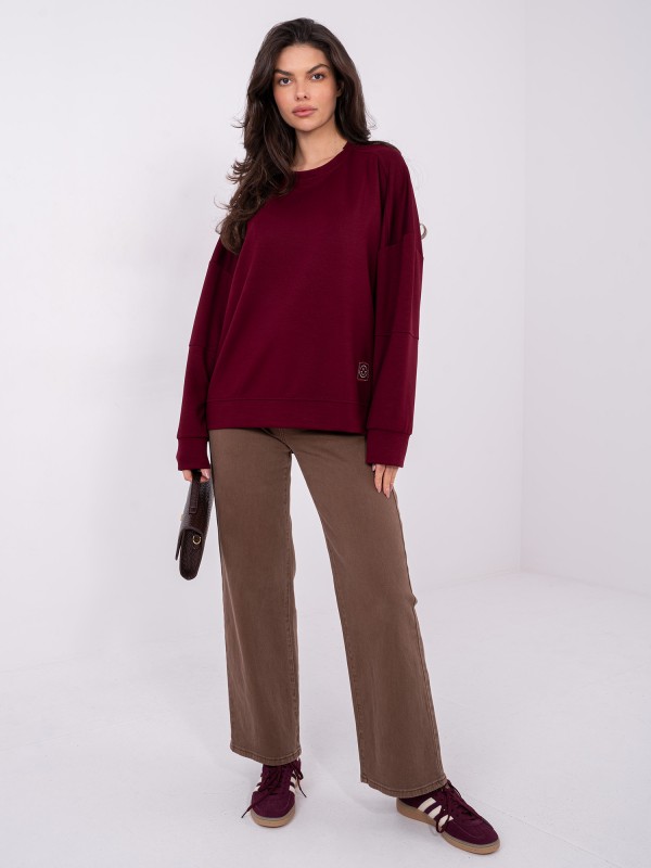 Megztinis-RV-BL-A1063.96-bordo spalvos