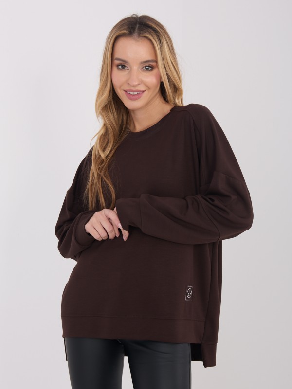 Džemperis-RV-BL-A1063.96-tamsiai rudas