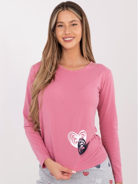 Pižama-DU-PI-FP-009.84-rožinė