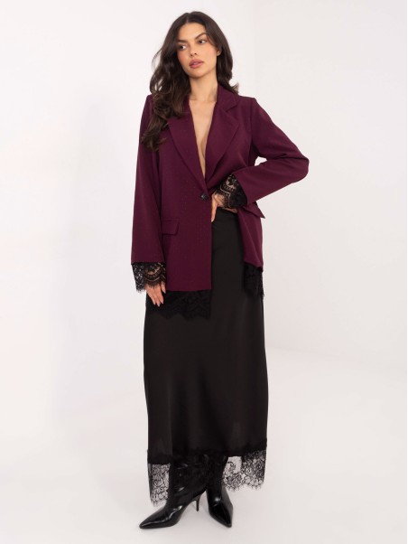 Švarkas-IT-MA-FL9916-1.07P-tamsiai raudona