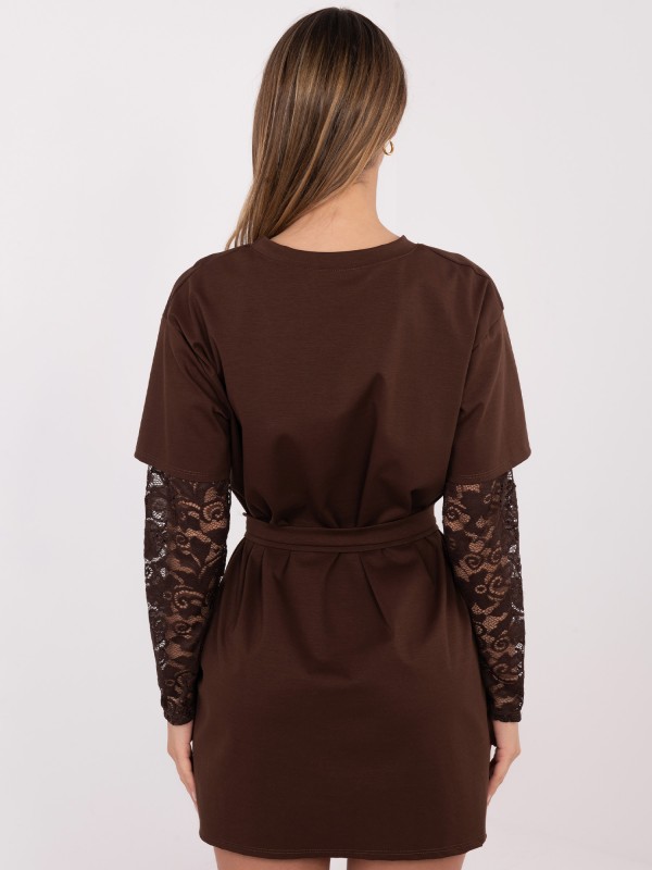 Suknelė-MI-SK-4303.62-ruda
