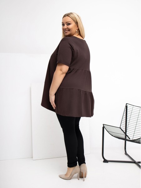 Palaidinė-RV-BZ-7923-1.34P-tamsiai ruda