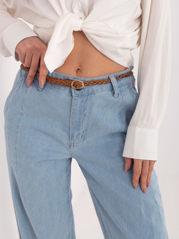 Kelnės-D80038BB62630L220-šviesiai mėlynos