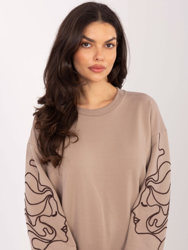 Palaidinė-RV-BZ-A176.56-tamsiai smėlio spalvos