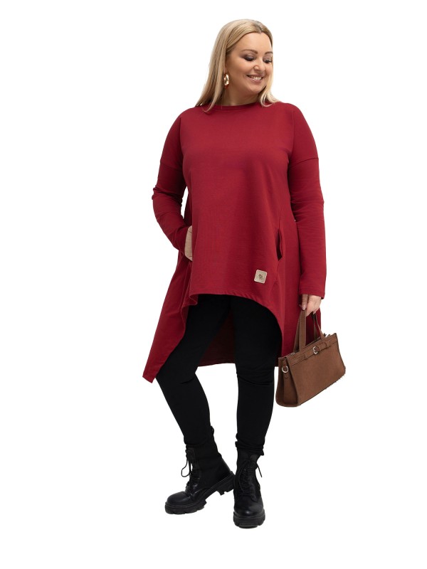 Tunika-RV-TU-5042.09X-bordo