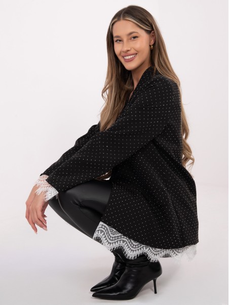 Švarkas-IT-MA-FL9916-2.12P-juoda-sidabrinė