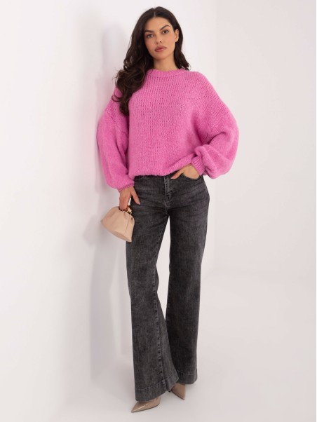 Megztinis-MI-SW-1909.68-tamsiai rožinis