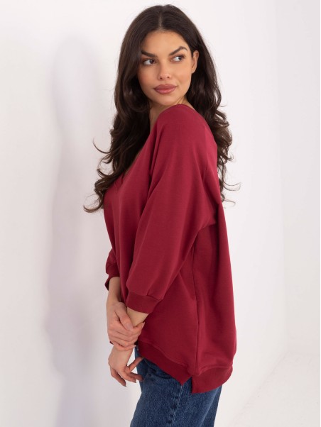 Megztinis-RV-BL-5676.09-bordo spalvos