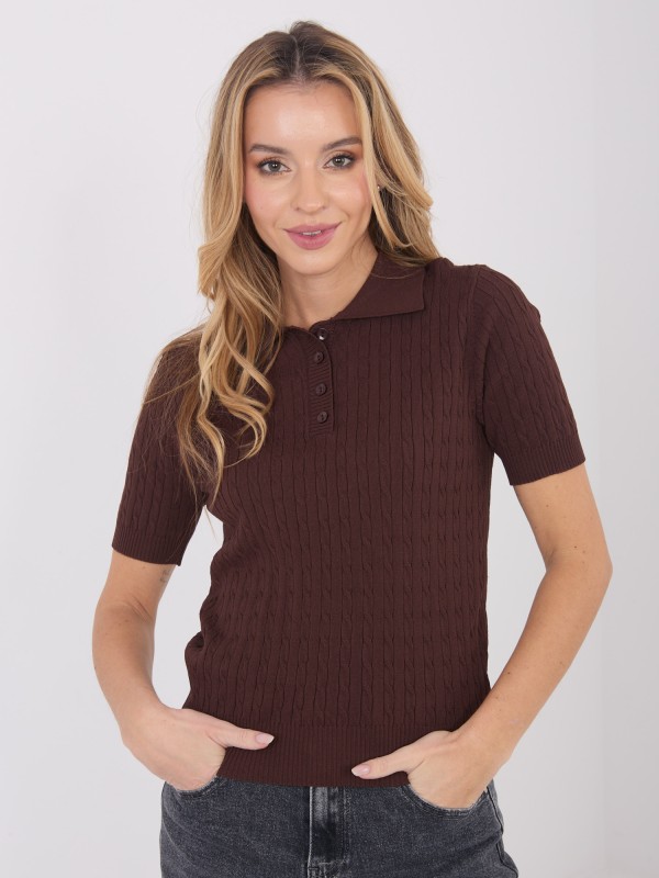 Megztinis-PM-SW-CV6679.32-tamsiai rudas