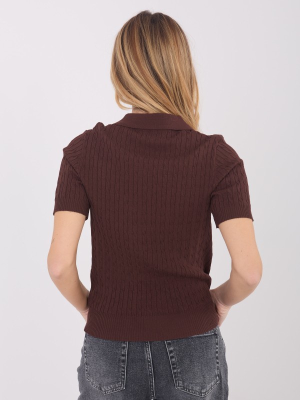 Megztinis-PM-SW-CV6679.32-tamsiai rudas