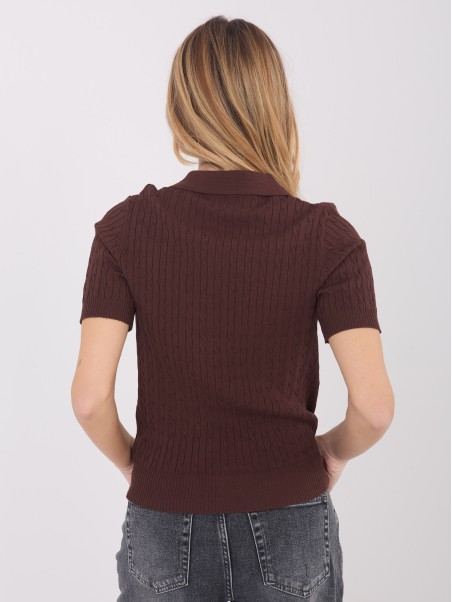 Megztinis-PM-SW-CV6679.32-tamsiai rudas