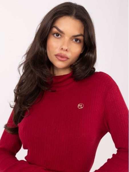 Megztinis-LK-SW-510184.01P-bordo spalvos