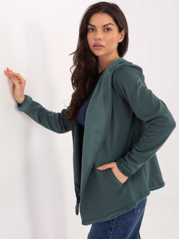 Džemperis-D68450M01066D1-tamsiai žalias