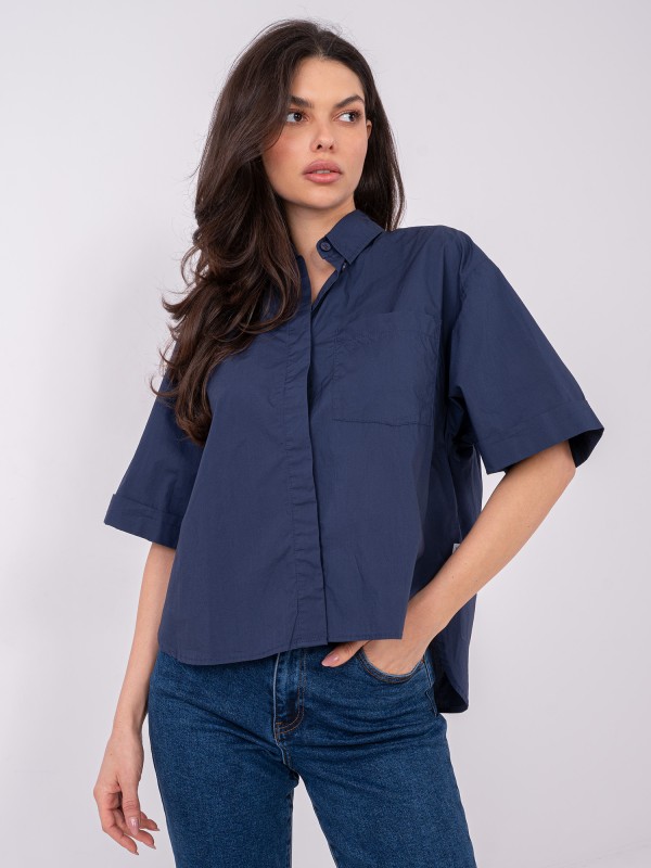 Palaidinė-D70089M11339A-tamsiai mėlyna