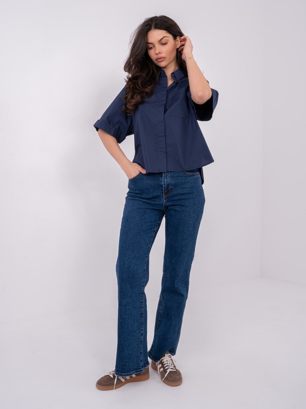 Palaidinė-D70089M11339A-tamsiai mėlyna