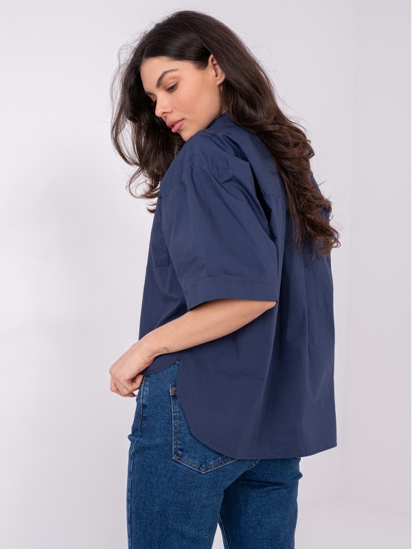 Palaidinė-D70089M11339A-tamsiai mėlyna