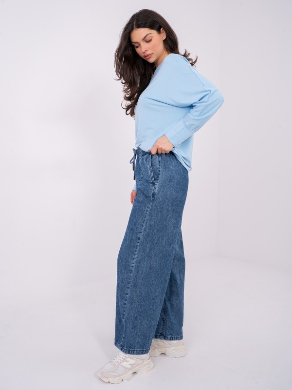 Kelnės-D80038BB62627M327-tamsiai mėlynos