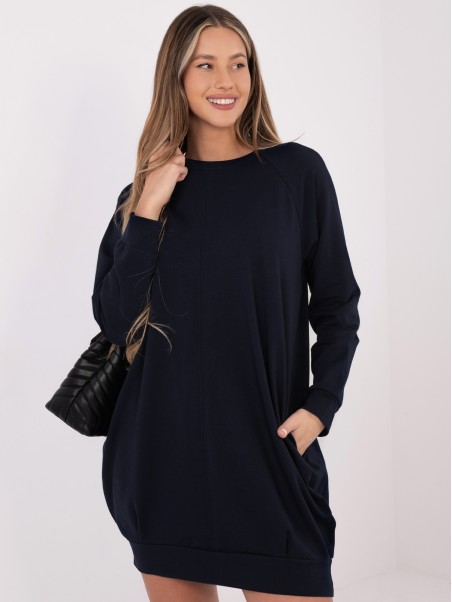 Suknelė-RV-TU-5184.93P-tamsiai mėlyna