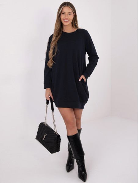 Suknelė-RV-TU-5184.93P-tamsiai mėlyna