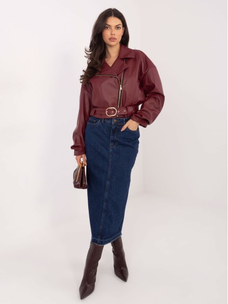 Švarkas-IT-KR-FL9609.95-bordo spalvos