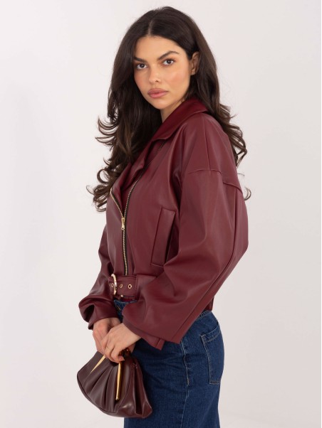 Švarkas-IT-KR-FL9609.95-bordo spalvos