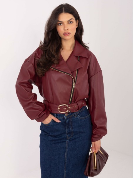 Švarkas-IT-KR-FL9609.95-bordo spalvos