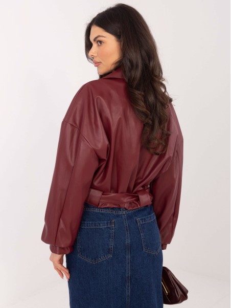 Švarkas-IT-KR-FL9609.95-bordo spalvos