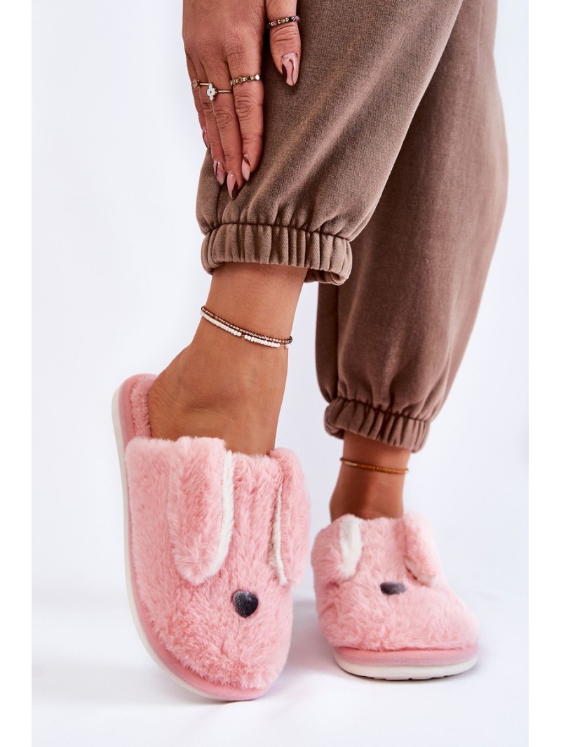 Women's Fur Slippers Light Pink Remmi