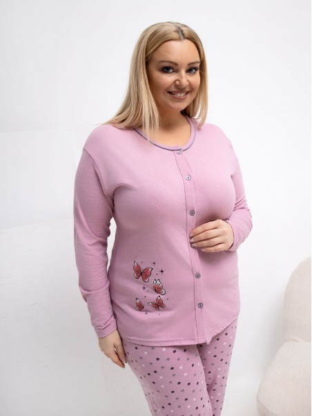 Pižama-DU-PI-FP-509.99P-tamsiai rožinė