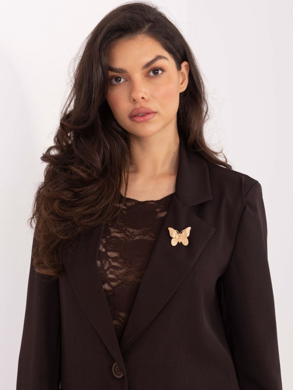 Švarkas-IT-MA-FL8315.85-tamsiai ruda