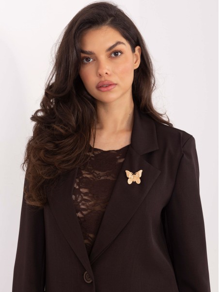 Švarkas-IT-MA-FL8315.85-tamsiai ruda