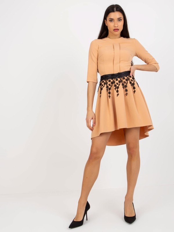 Suknelė-LK-SK-508246.13P-smėlio spalvos