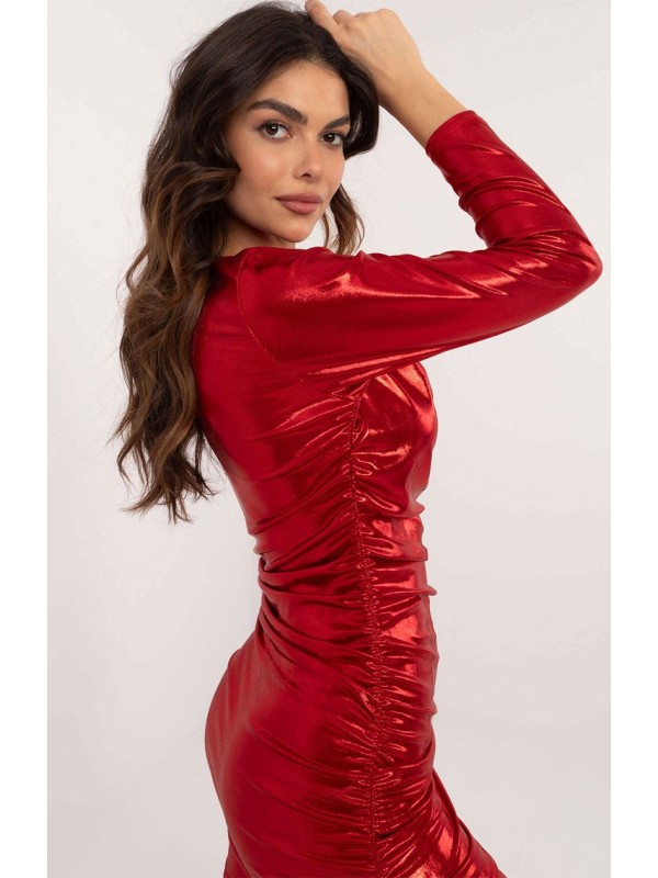 Suknelė-TW-SK-BL-1009.10P-smėlio spalvos