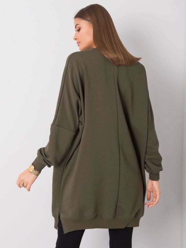 Suknelė-RV-SK-6019.67-chaki spalvos 2