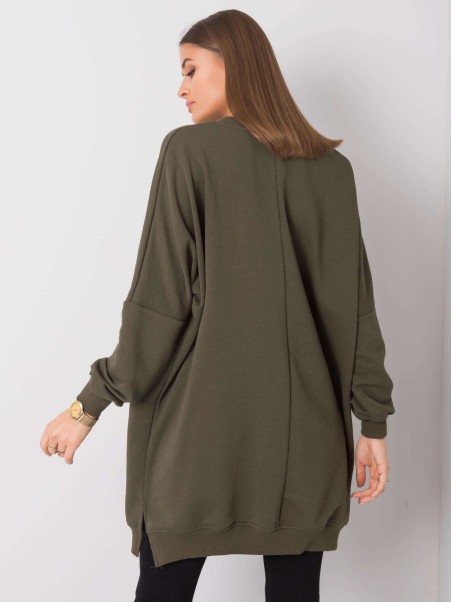 Suknelė-RV-SK-6019.67-chaki spalvos