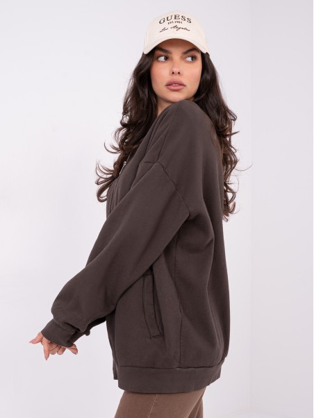 Bluza-WT-BL-A1454.84-ciemny brązowy