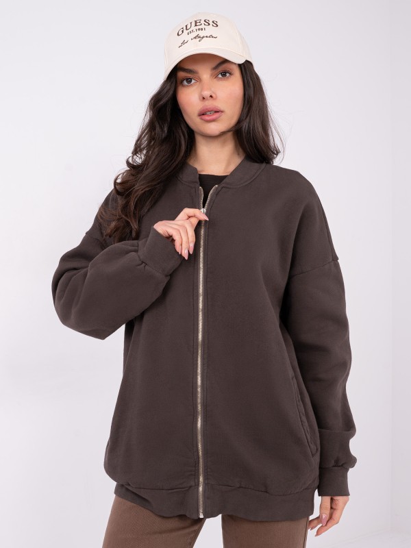 Bluza-WT-BL-A1454.84-ciemny brązowy